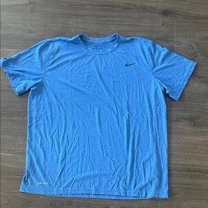 Nike Dri-Fit Short Sleeve Blue Tee, The Nike Tee, Size XL